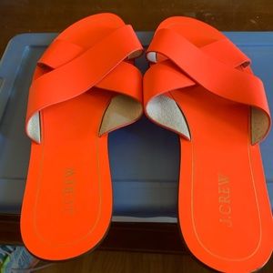 J. Crew Leather sandals size 9